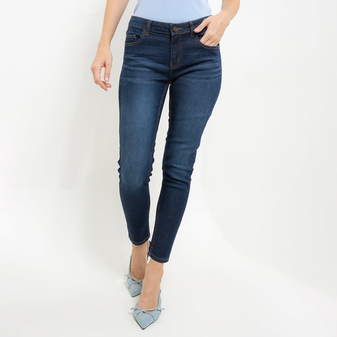 Hush Puppies Pakaian Wanita Pants Bsc Ethanya 2 In Dark Blue