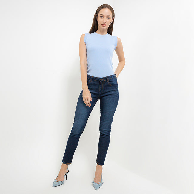 Hush Puppies Pakaian Wanita Pants Bsc Ethanya 2 In Dark Blue