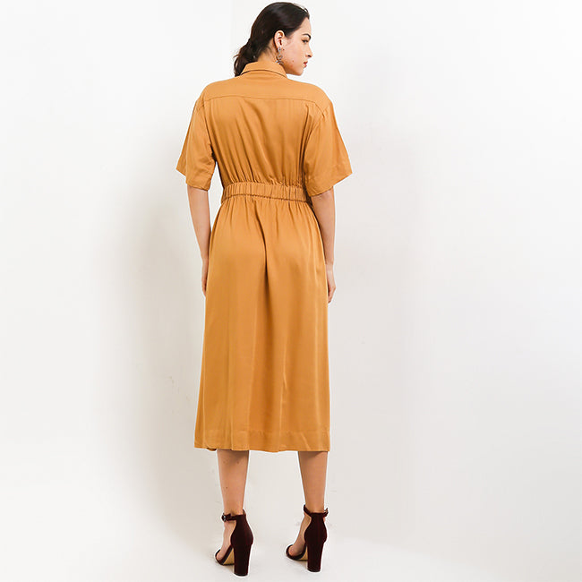 Hush Puppies Pakaian Dress Wanita Dc Eveston In Brown