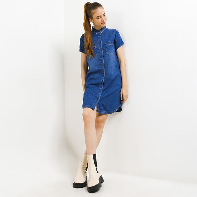 Hush Puppies Pakaian Wanita Dc Ourania In Blue