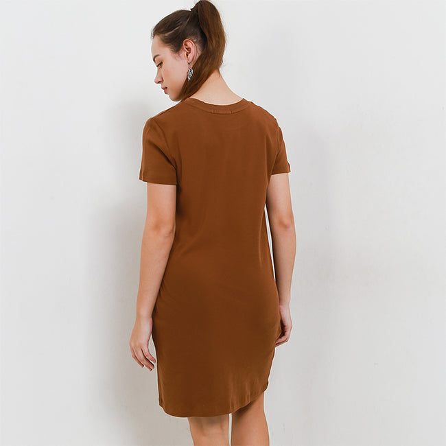Hush Puppies Pakaian Dress Wanita Caydee In Brown