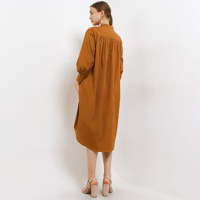 Hush Puppies Pakaian Dress Wanita Dc Harika In Brown