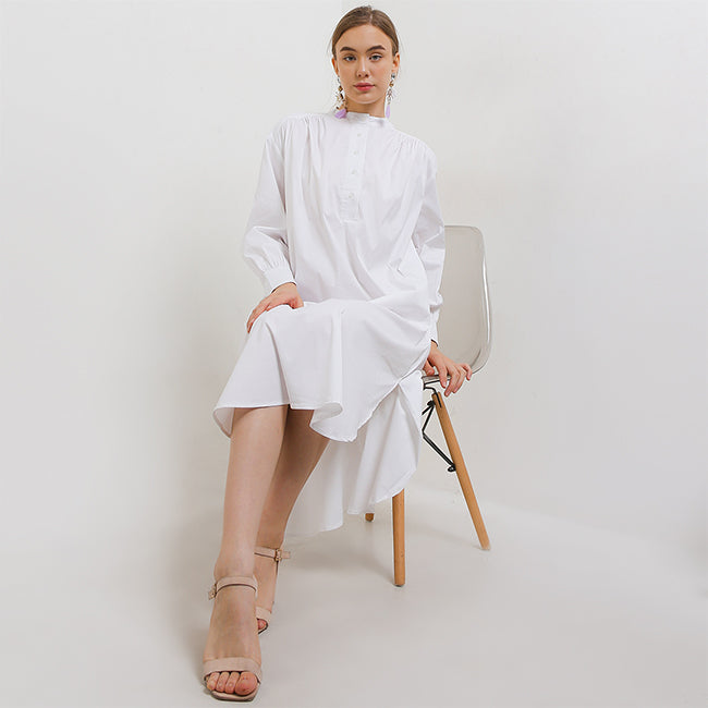 Hush Puppies Pakaian Dress Wanita Dc Harika In White