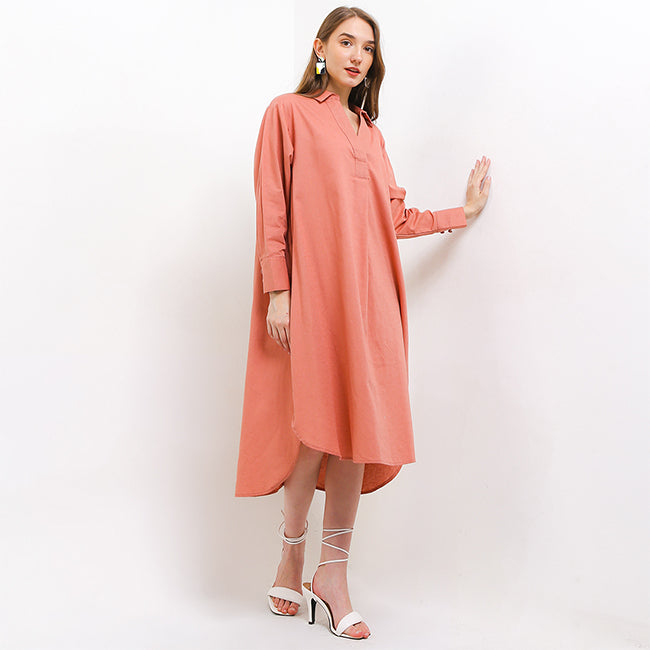 Hush Puppies Pakaian Dress Wanita Dc Roxelana In Pink