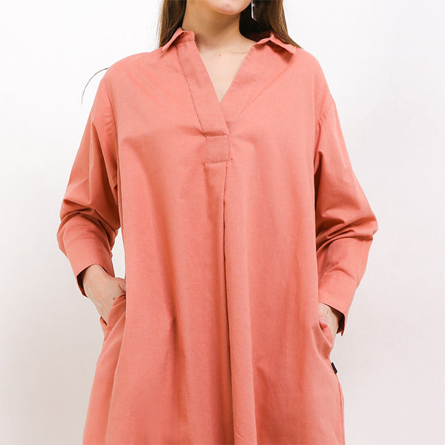 Hush Puppies Pakaian Dress Wanita Dc Roxelana In Pink