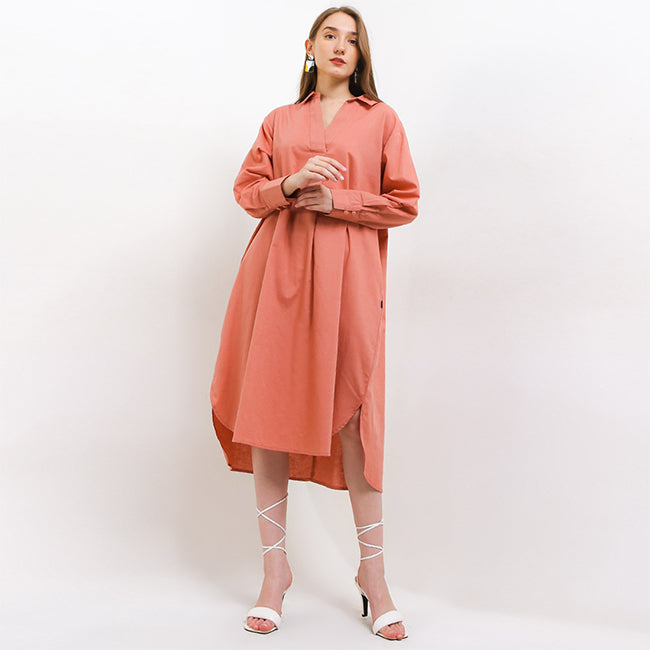 Hush Puppies Pakaian Dress Wanita Dc Roxelana In Pink