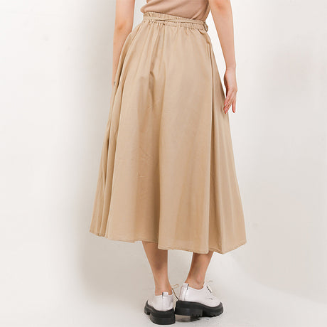 Hush Puppies Pakaian Wanita Skirt Shanelle In Khaki
