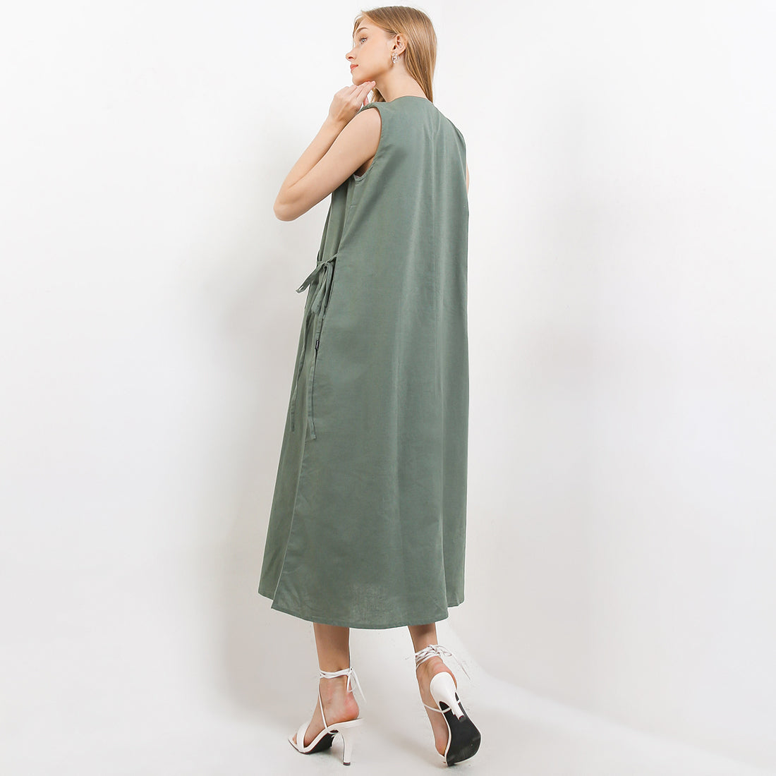 Hush Puppies Pakaian Dress Wanita Dc Roxane In Green