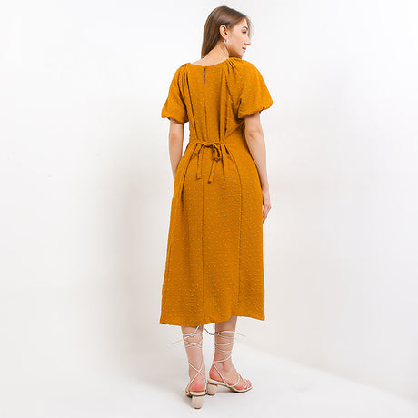Hush Puppies Pakaian Wanita Dress Keysa In Mustard