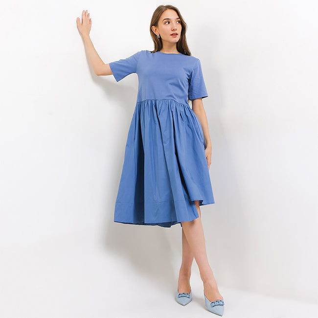 Hush Puppies Pakaian Wanita Dress Luiza In Navy