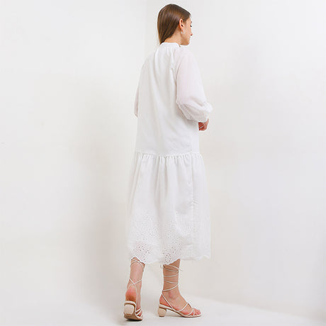 Hush Puppies Pakaian Wanita Dress Dc Sukki In White