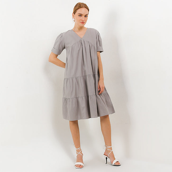 Hush Puppies Pakaian Wanita Others Dc Shevanya In Grey