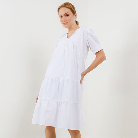 Hush Puppies Pakaian Wanita Others Dc Shevanya In White