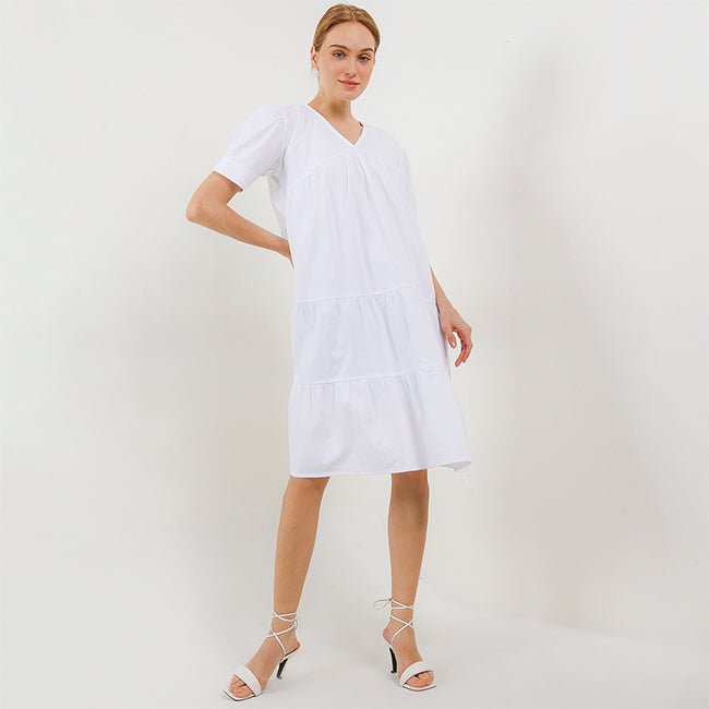 Hush Puppies Pakaian Wanita Others Dc Shevanya In White