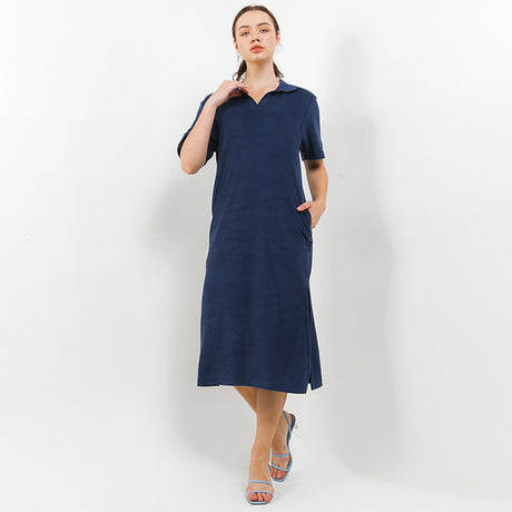 Hush Puppies Pakaian Wanita Dress Piana In Navy