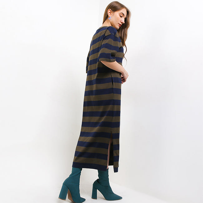 Hush Puppies Pakaian Dress Wanita Primavera In Olive
