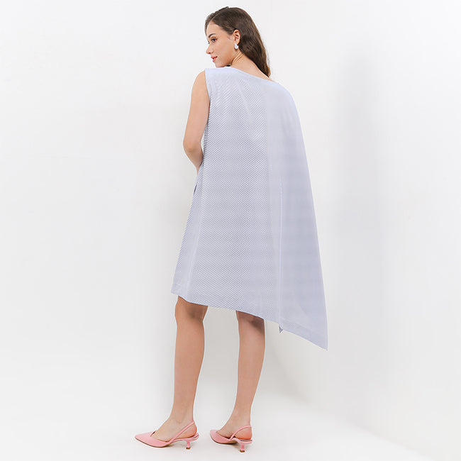 Hush Puppies Pakaian Wanita Dress Dc Hilja In Blue