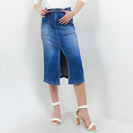 Hush Puppies Pakaian Wanita Skirt Emaline In Blue
