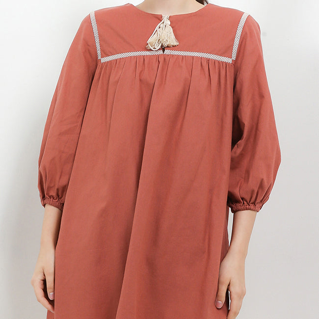Hush Puppies Pakaian Wanita Dress Verda In Brown