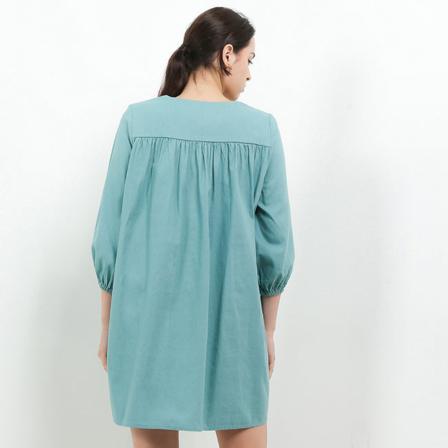 Hush Puppies Pakaian Wanita Dress Verda In Green