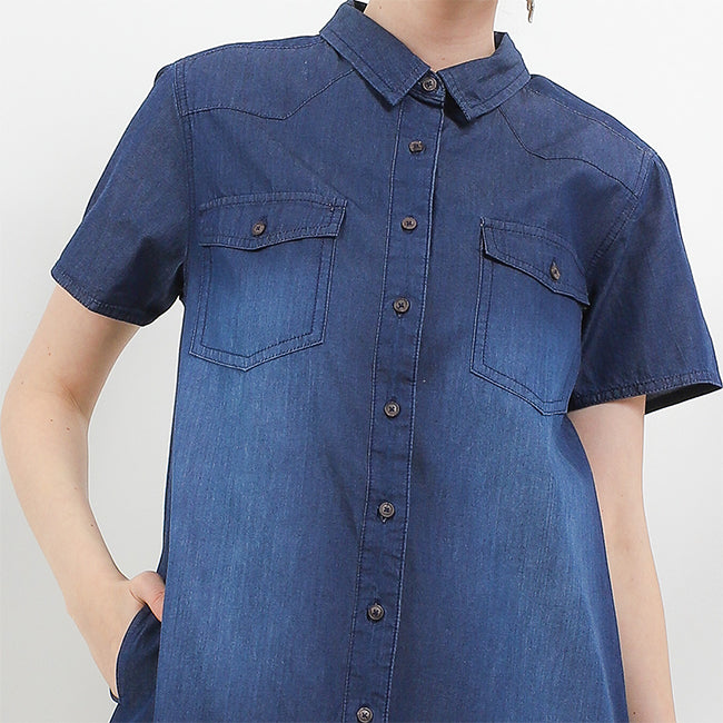 Hush Puppies Pakaian Wanita Dress Lalana In Blue