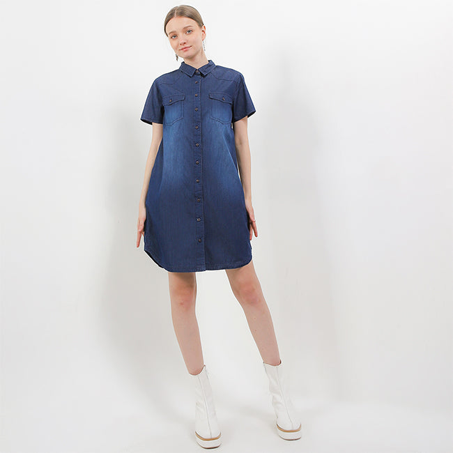 Hush Puppies Pakaian Wanita Dress Lalana In Blue