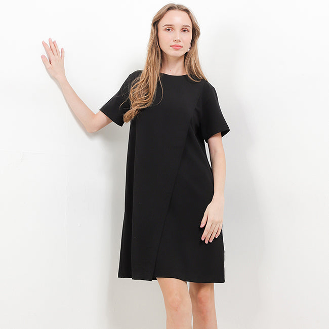 Hush Puppies Pakaian Wanita Dress 955 Kunsa In Black