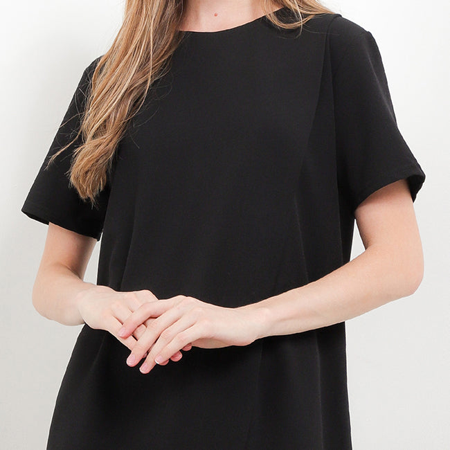 Hush Puppies Pakaian Wanita Dress 955 Kunsa In Black