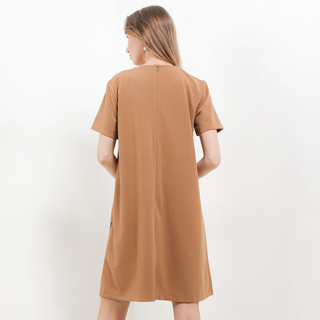 Hush Puppies Pakaian Wanita Dress 955 Kunsa In Khaki