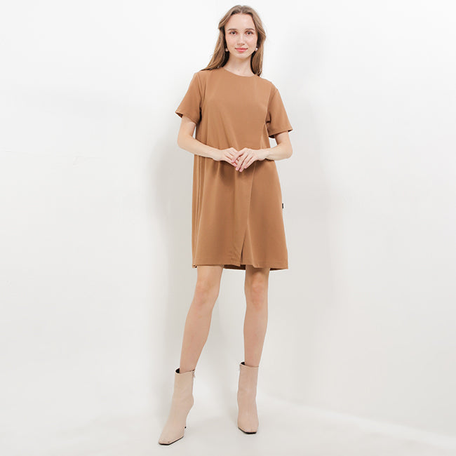 Hush Puppies Pakaian Wanita Dress 955 Kunsa In Khaki
