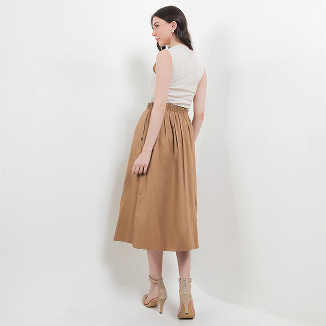 Hush Puppies Pakaian Wanita Skirt Aksana In Camel