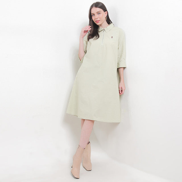 Hush Puppies Pakaian Wanita Dress Carlene Midi In Sage