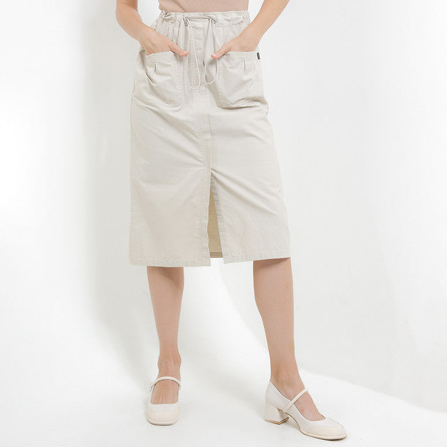 Hush Puppies Pakaian Wanita Skirt Moonly In Beige