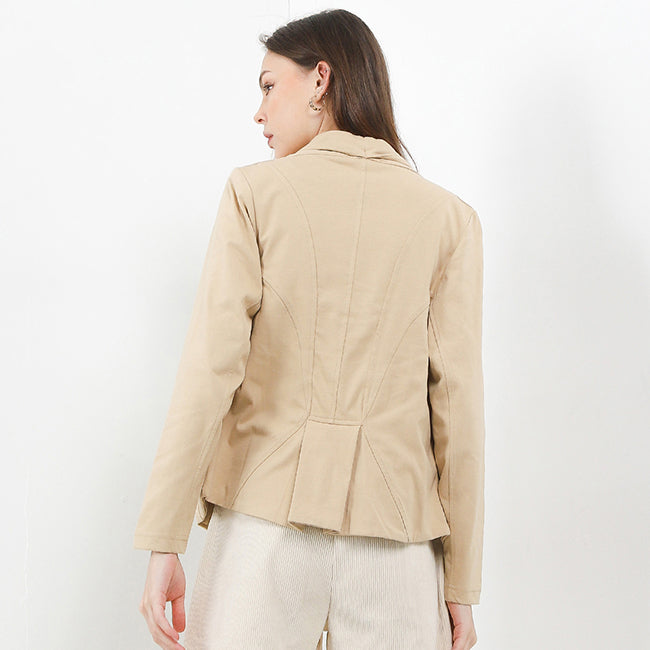 Hush Puppies Pakaian Wanita Outwear Girfa In Beige S