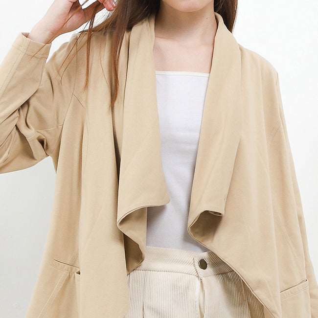 Hush Puppies Pakaian Wanita Outwear Girfa In Beige S