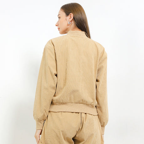 Hush Puppies Pakaian Wanita Jackets 90S Furla Jc In Khaki