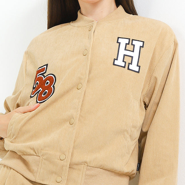 Hush Puppies Pakaian Wanita Jackets 90S Furla Jc In Khaki