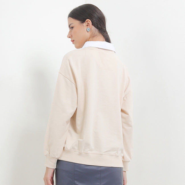 Hush Puppies Pakaian Wanita Sweater Otelia In Beige