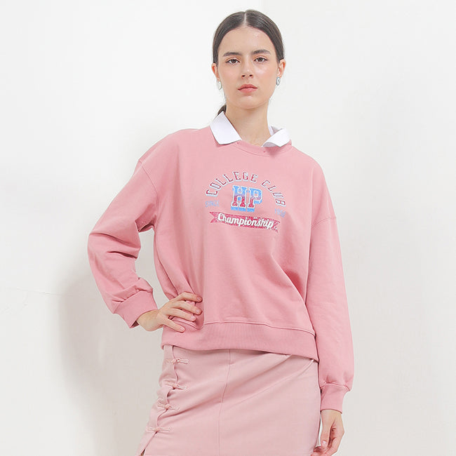 Hush Puppies Pakaian Wanita Sweater Otelia In Pink