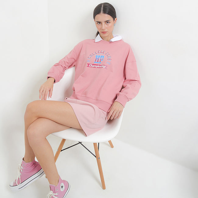 Hush Puppies Pakaian Wanita Sweater Otelia In Pink