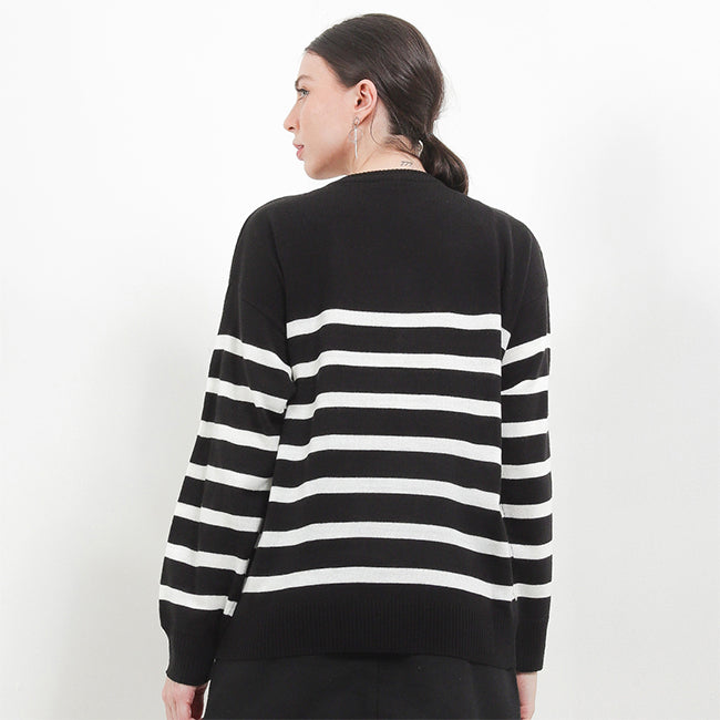 Hush Puppies Pakaian Wanita Sweater Rua In Black