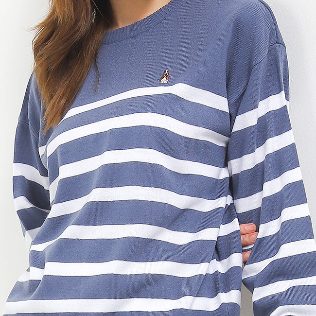Hush Puppies Pakaian Wanita Sweater Bsc Rua In Blue