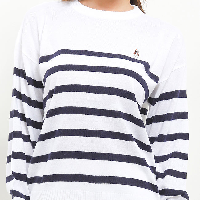 Hush Puppies Pakaian Wanita Sweater Bsc Rua In Navy