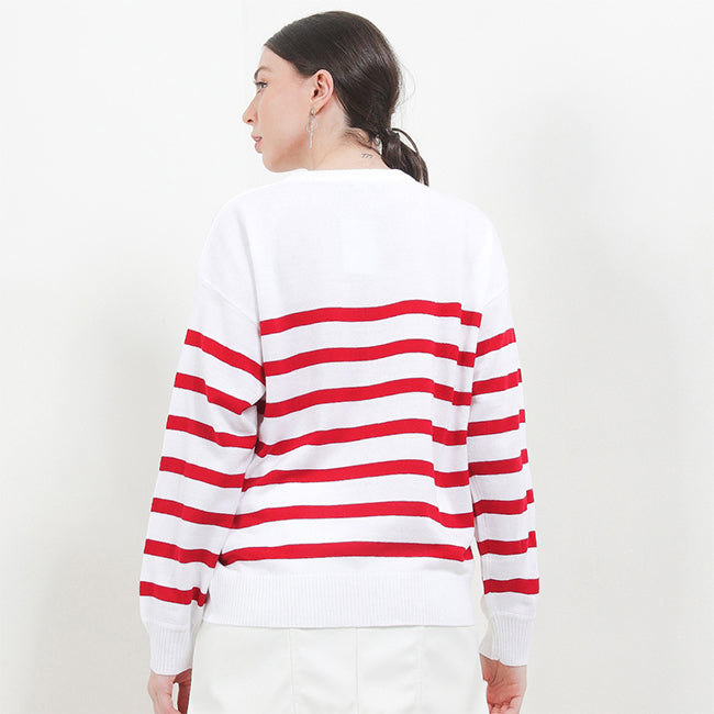 Hush Puppies Pakaian Wanita Sweater Rua In Red