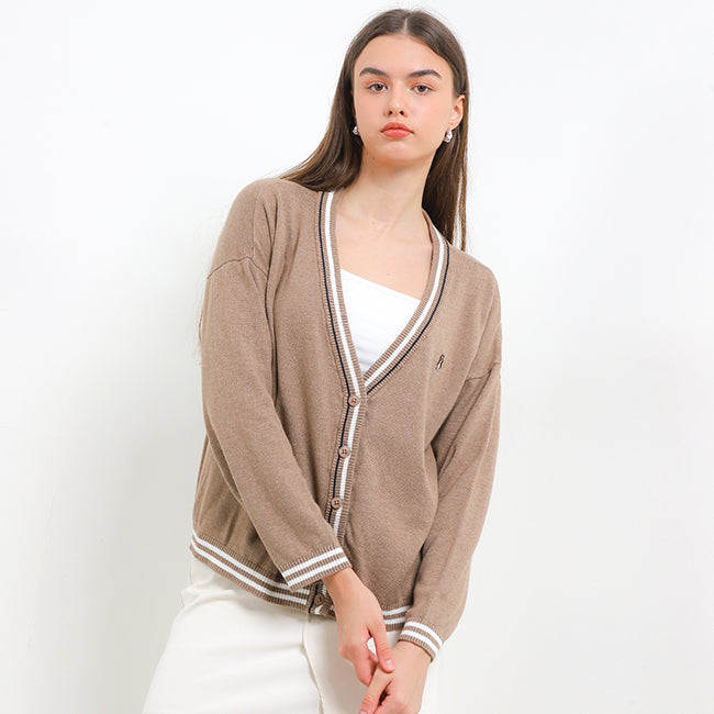 Hush Puppies Pakaian Wanita Cardigan Zonya In Khaki