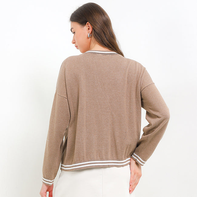 Hush Puppies Pakaian Wanita Cardigan Zonya In Khaki