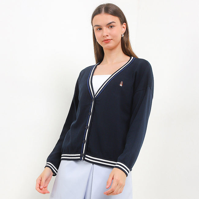 Hush Puppies Pakaian Wanita Cardigan Zonya In Navy