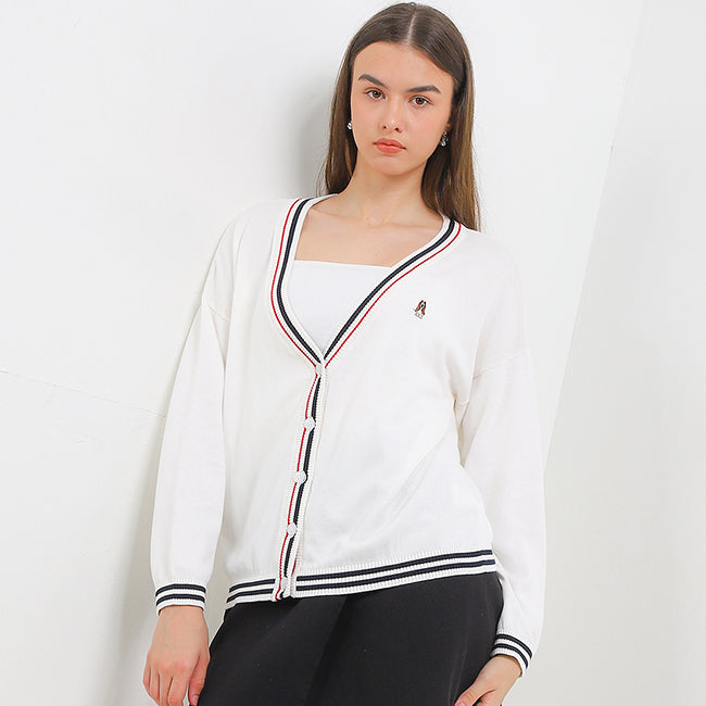 Hush Puppies Pakaian Wanita Cardigan Zonya In Off White