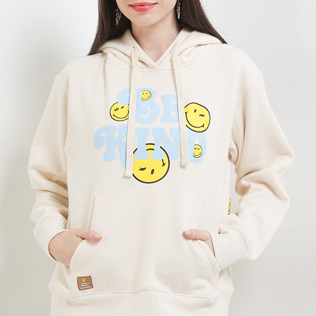 Hush Puppies Women Be Kind X Smileyworld Hoodie In Cream