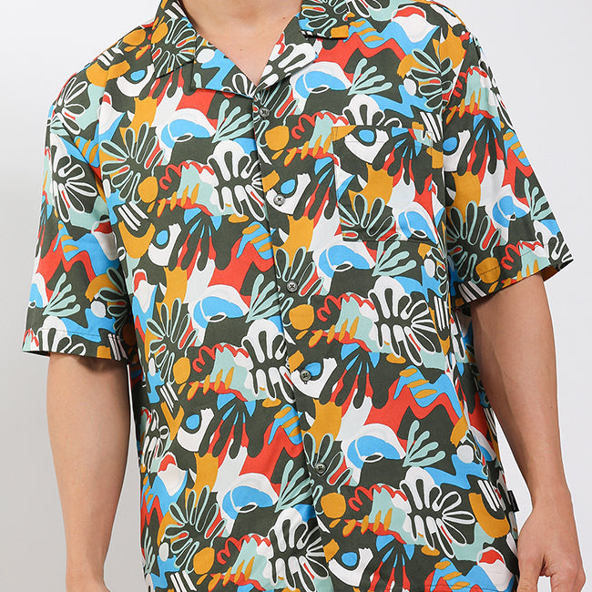 Hush Puppies Pakaian Kemeja Pria Sotcha In Olive